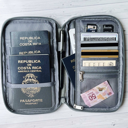 Familiar • Porta Pasaportes La Fiebre de Viajar 