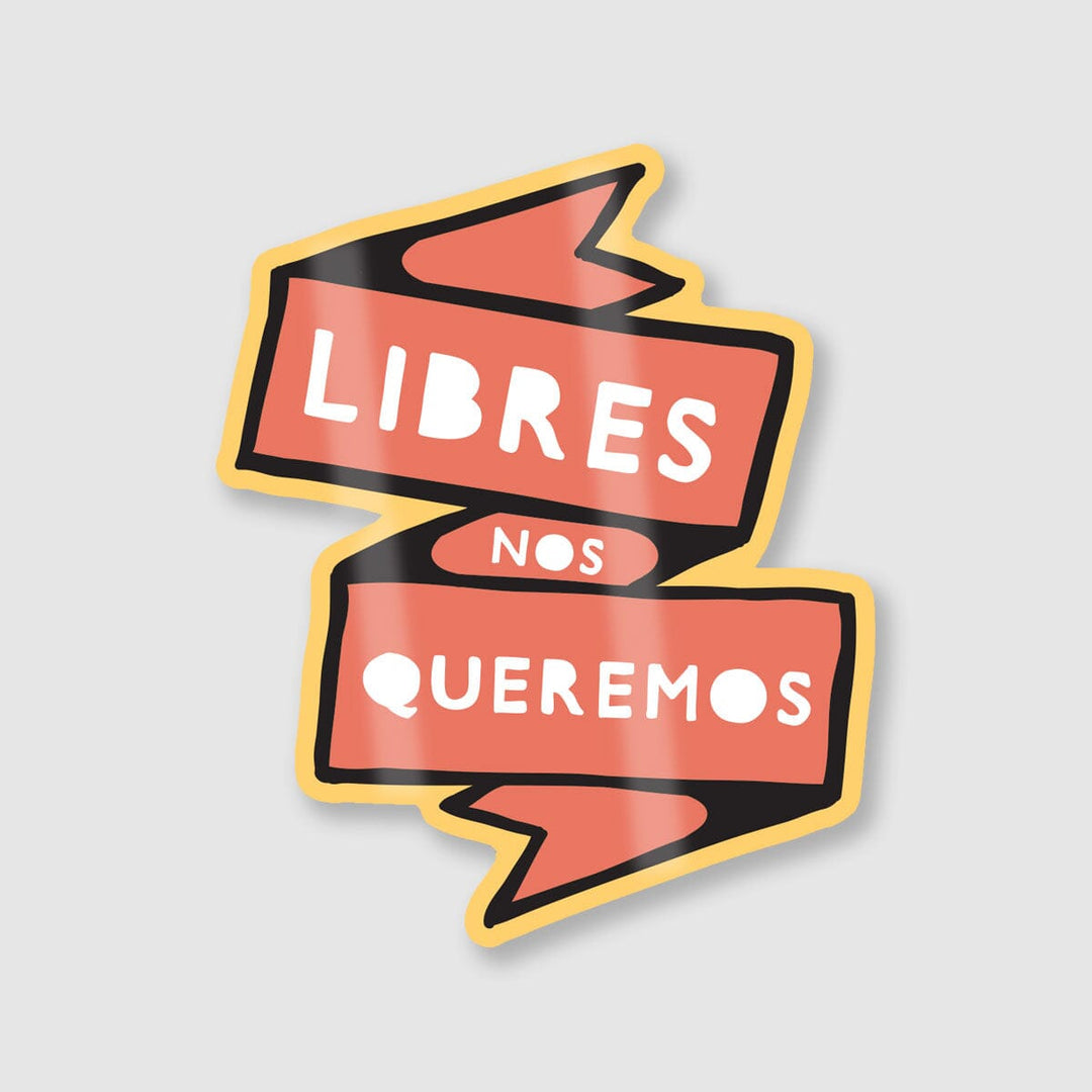 Stickers Individuales La Fiebre de Viajar Libres nos queremos 